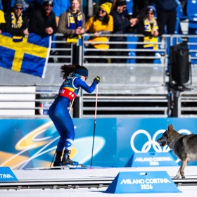 Nazgul vběhnul na lyžařskou dráhu.