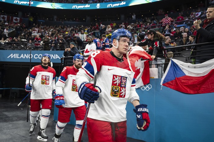 FOTO: Čeští hokejisté na Zimních olympijských hrách.