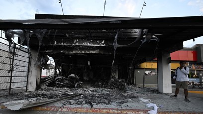 FOTO: Nepokoje v Mexiku.