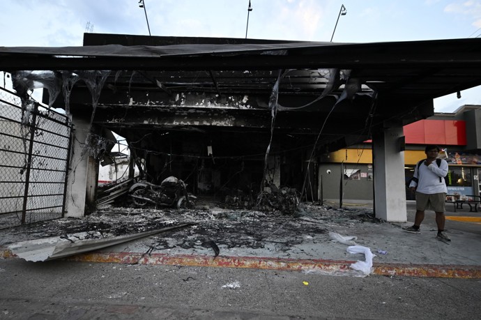 FOTO: Nepokoje v Mexiku.