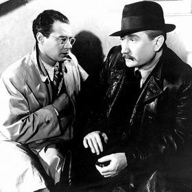 snímek z filmu Těžký život dobrodruha (Ladislav Pešek, Jaroslav Marvan)