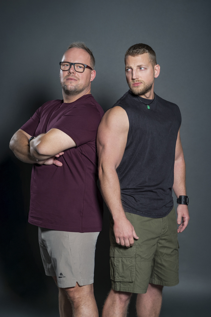 FOTO: Miloš a jeho trenér Roman. – stránka 109