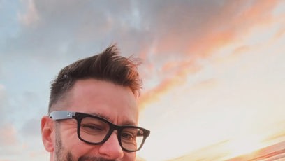 FOTO: Marek Ztracený s manželkou ve Španělsku.