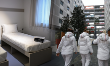 Olympijská vesnička v Miláně.