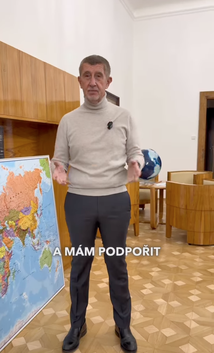 FOTO: Andrej Babiš podpořil na sociálních sítích výzvu na podporu zdraví ministra zdravotnictví Adama Vojtěcha a sdílel video, na kterém dělá dřepy. – stránka 15