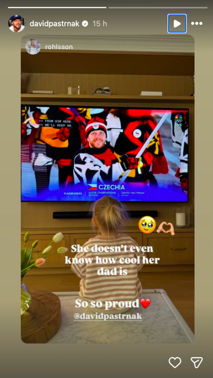 FOTO: David Pastrňák má ve své rodině velkou podporu. – stránka 6