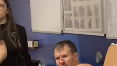 FOTO: Pali Hari skončil s krvavými šrámy v obličeji.