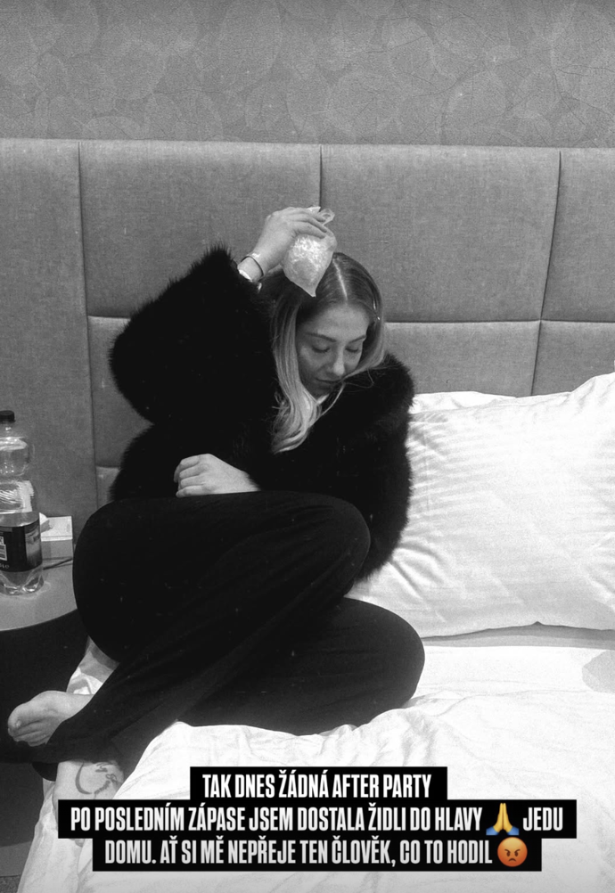 FOTO: Hanka Gelnarová schytala úder židlí. – stránka 2