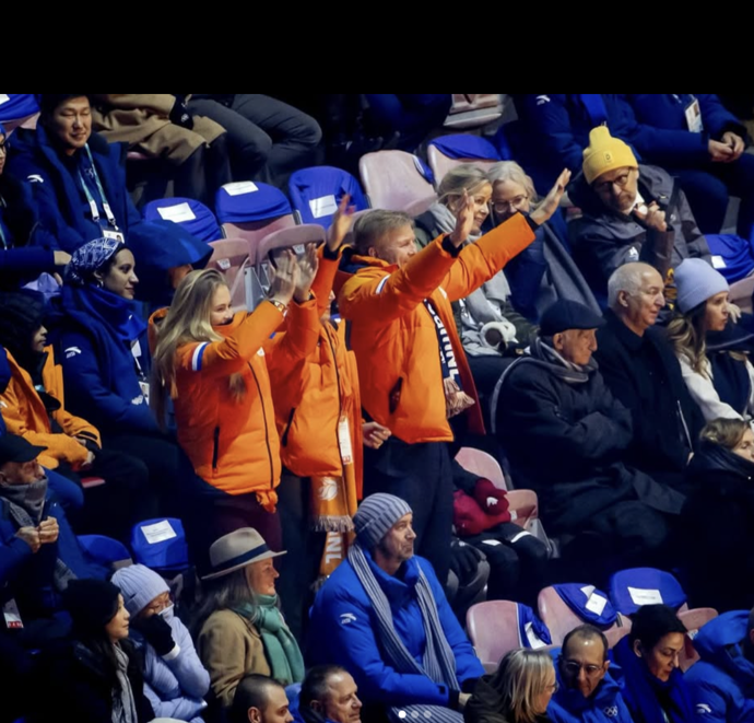 FOTO: Král Vilém Alexandr Nizozemský s manželkou na olympijských hrách.