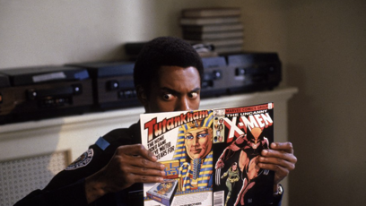 FOTO: Herec Michael Winslow v Policejní akademii.