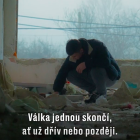 Se štábem se vydal na Ukrajinu aby na vlastní oči viděl válku.