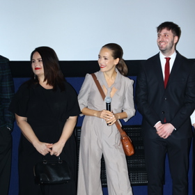 Lucie Vondráčková dorazila na slavnostní promítání filmu Když se zhasne.