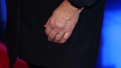 FOTO: Prsten Heidi Janků vzbudil pozornost.