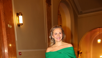 FOTO: Herečka Michaela Badinková dorazila na Česko-Slovenský ples.