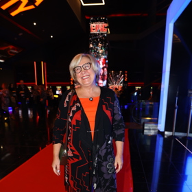 Kateřina Cajthamlová rozdávala úsměvy na všechny strany.