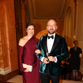 Zuzana Hejnová s manželem dorazili na Česko-Slovenský ples.