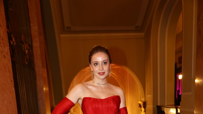 FOTO: Anna Kadeřávková dorazila na Česko-Slovenský ples.