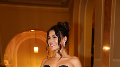 FOTO: Andrea Kalousová vypadala jako princezna.