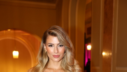 FOTO: Karolína Mališová vynesla šaty od módního návrhářského dua Poner.