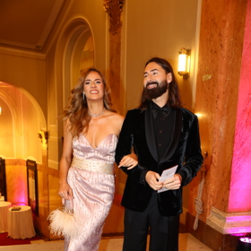 Nikol Moravcová s manželem.