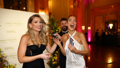 FOTO: Andrea Bezděková se smála na celý sál.