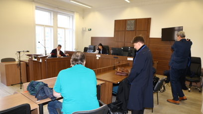 FOTO: Petr Malý byl vyslýchán u soudu.