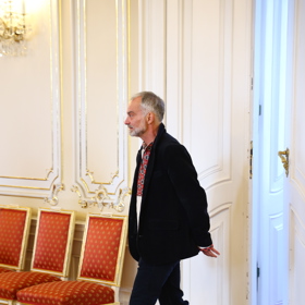 Ivan Trojan na Pražském Hradě.