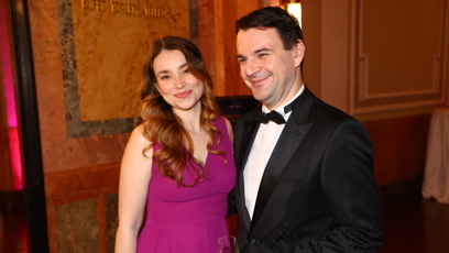 FOTO: Petr Macinka s manželkou na Česko-Slovenském plese.