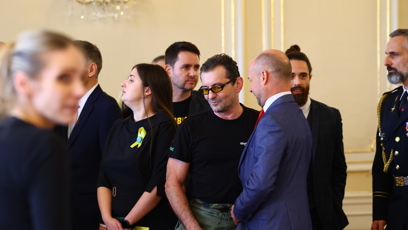 FOTO: Ondřej Vetchý na Pražském Hradě.