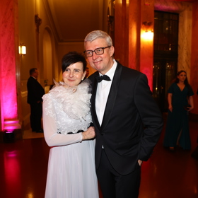 Karel Havlíček s manželkou.