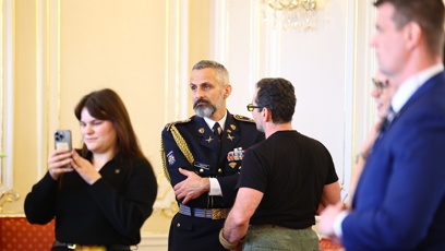 FOTO: Otakar Foltýn na Pražském Hradě.