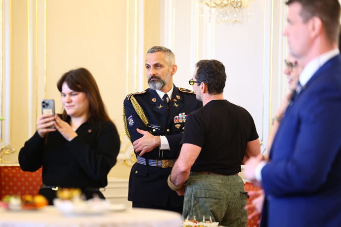 FOTO: Otakar Foltýn na Pražském Hradě.