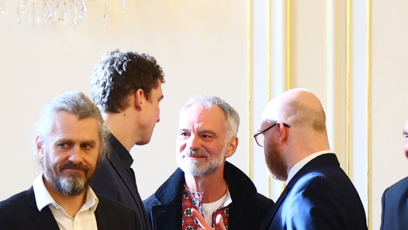 FOTO: Ivan Trojan mezi hosty na Pražksém Hradě.