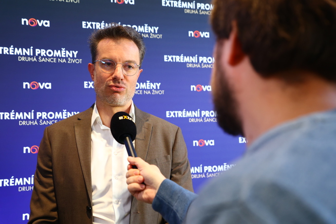 FOTO: Ondřej Měšťák během rozhovoru pro eXtra.cz.