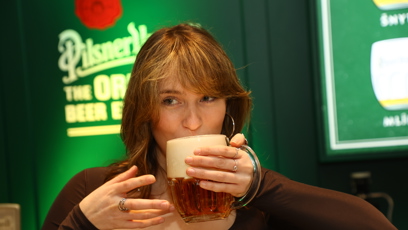 FOTO: Dominika Hašková musela ochutnat.