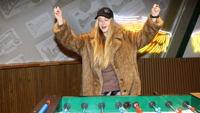 FOTO: Natálie Kotková si zahrála fotbálek.