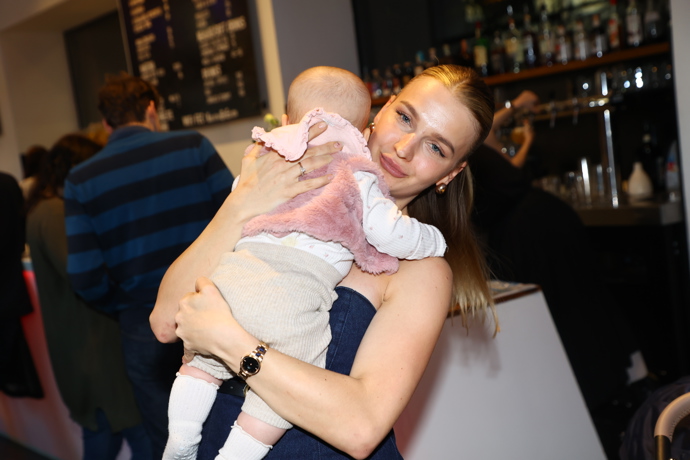 FOTO: Gabriela se svým miminkem.