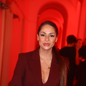 Influencerka Týnuš Třešničková na akci ABODI x Vuch Lab.