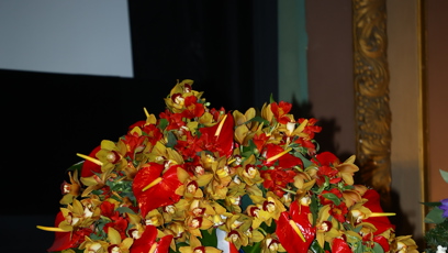 FOTO: Věnec od pana prezidenta.