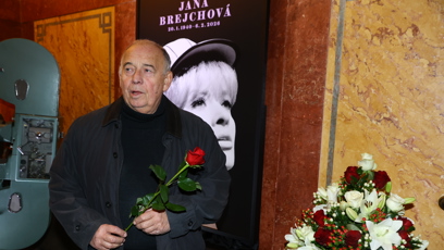 FOTO: Ivan Vyskočil přišel dát Janě Brejchové poslední sbohem.