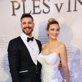 Barbora Mottlová s manželem Davidem.