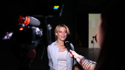 FOTO: Michaela Gemrotová při rozhovoru pro eXtra.cz.