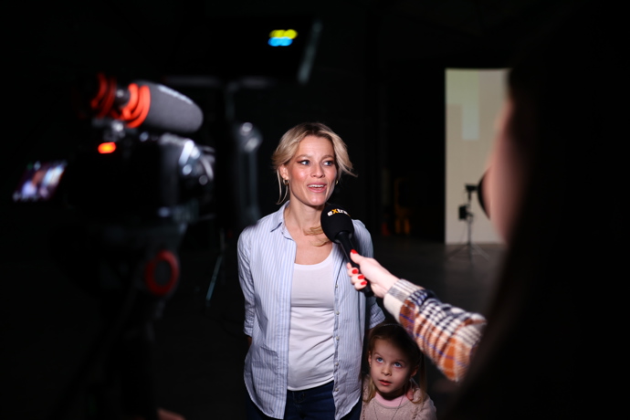 FOTO: Michaela Gemrotová při rozhovoru pro eXtra.cz.