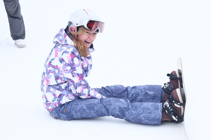 FOTO: O zábavu během lekce snowboardu nebyla nouze. – stránka 11