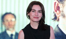 Sarah Haváčová dorazila v dobré náladě.