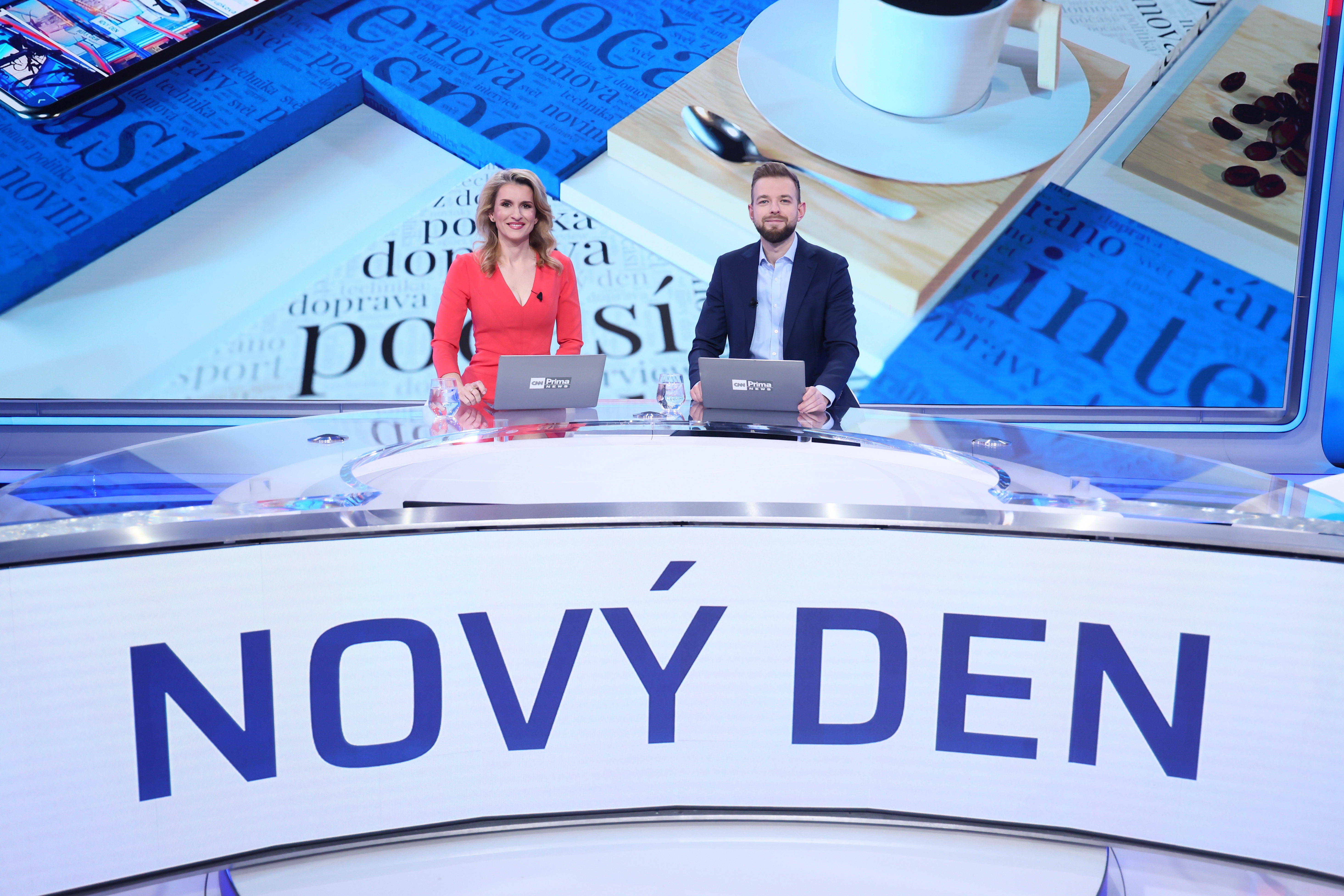 Pořad Nový den opět s Lenkou Špillarovou.