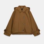 Krátký voděodolný trenčkot, Zara, 1799 Kč