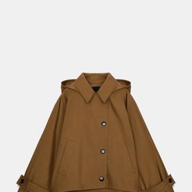 Krátký voděodolný trenčkot, Zara, 1799 Kč