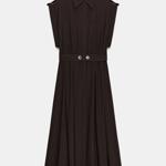 Midi šaty s páskem, Zara, 1199 Kč