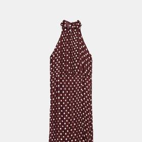 Midi šaty s puntíky, Zara, 999 Kč